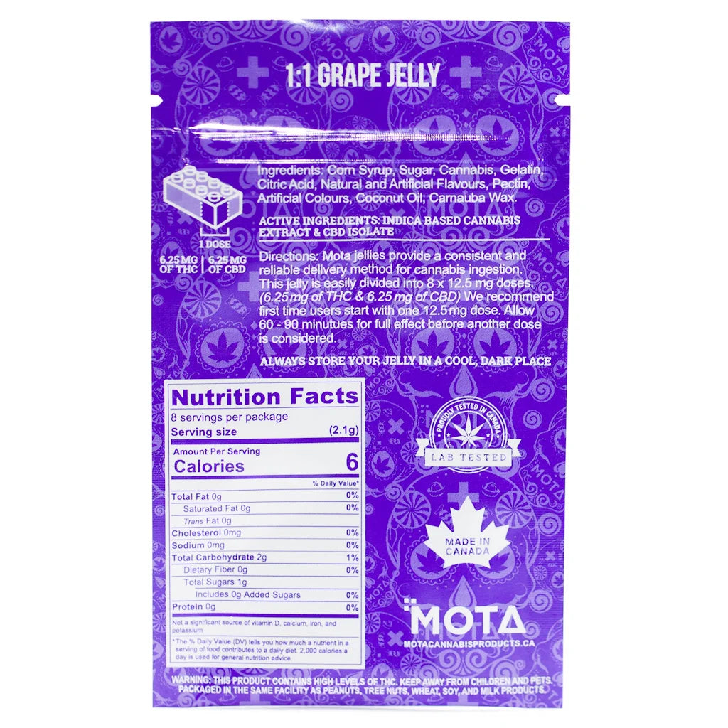 MOTA THC+CBD 1:1 GUMMIES | 100MG EDIBLES