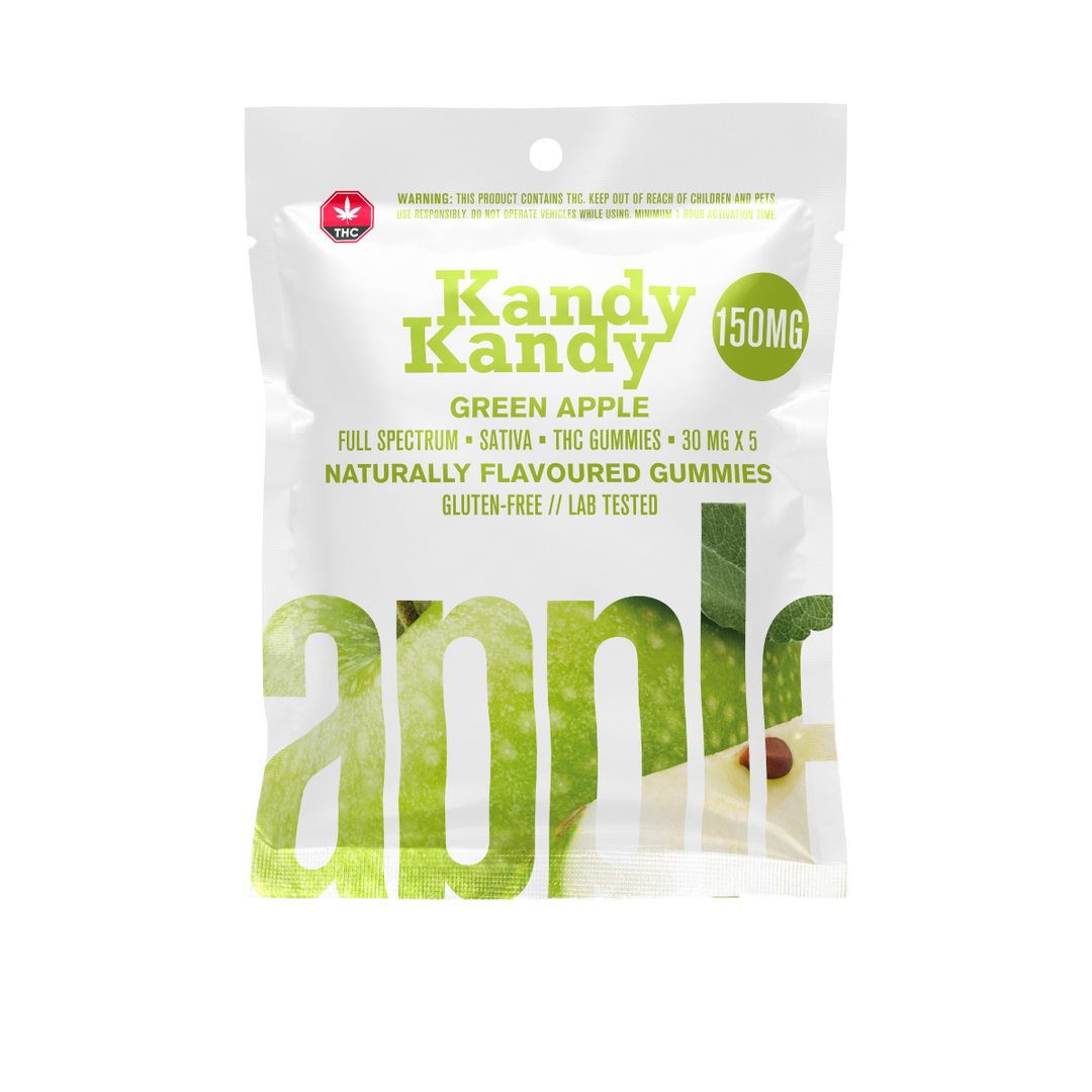 GOMMES VÉGÉTALES KANDY KANDY À SPECTRE COMPLET DE THC | ALIMENTS 150 MG 