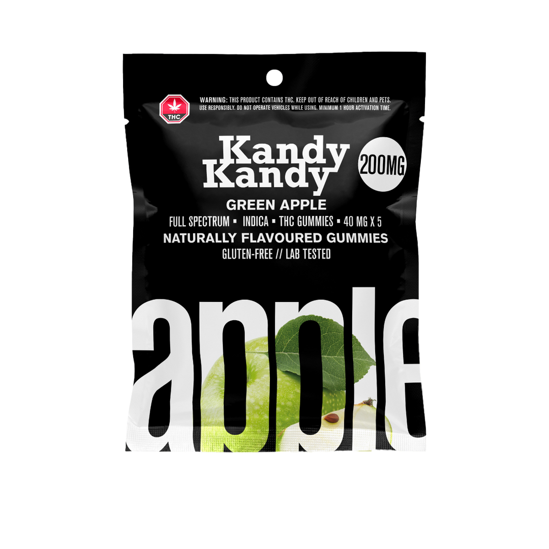 GOMMES VÉGÉTALES KANDY KANDY À SPECTRE COMPLET DE THC | ALIMENTS 200 MG 