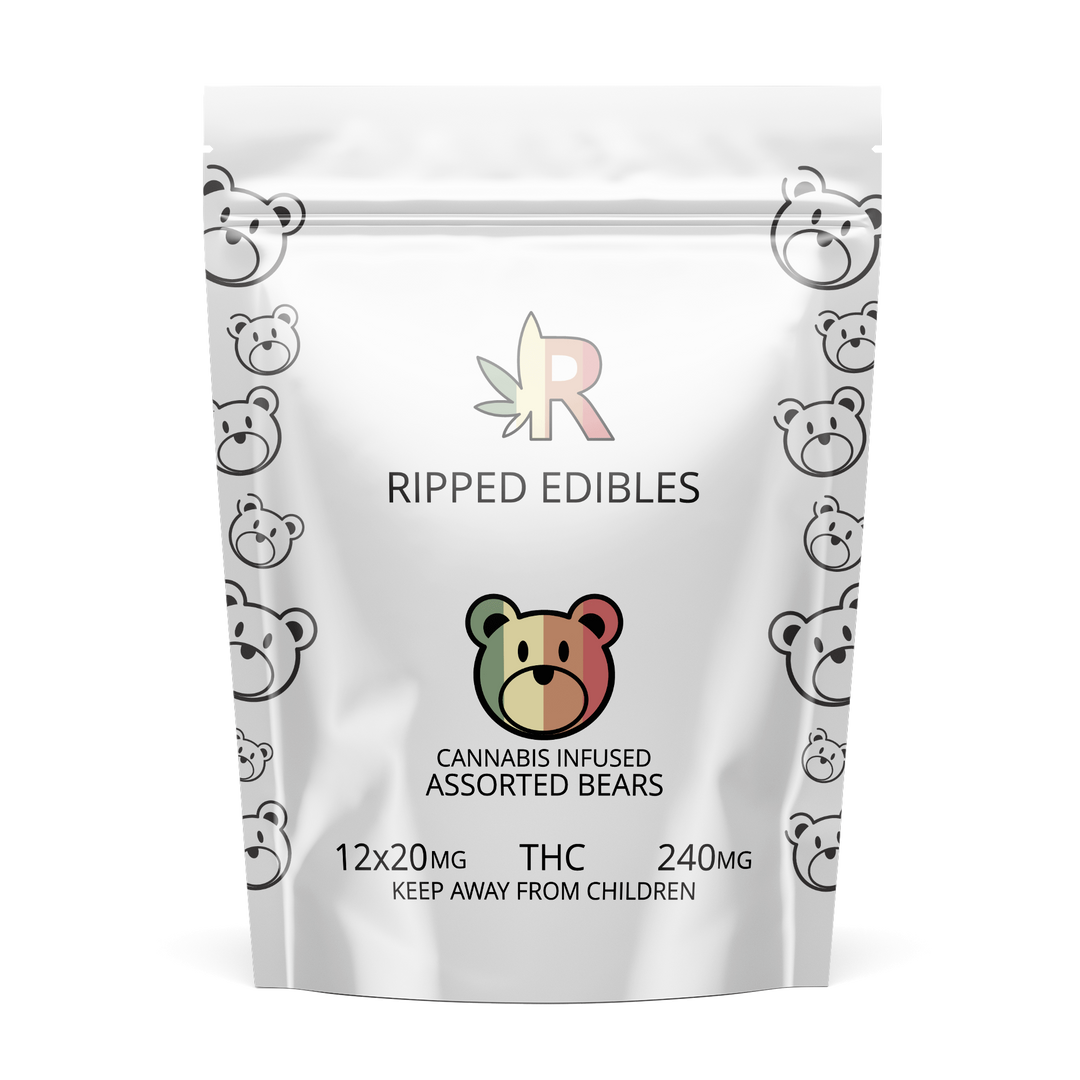 RIPPED THC GUMMIES BEARS | 240MG EDIBLES