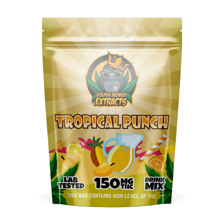 BOISSON AU THC AUX EXTRAITS DE SINGE DORÉ | 150 MG DE THC 