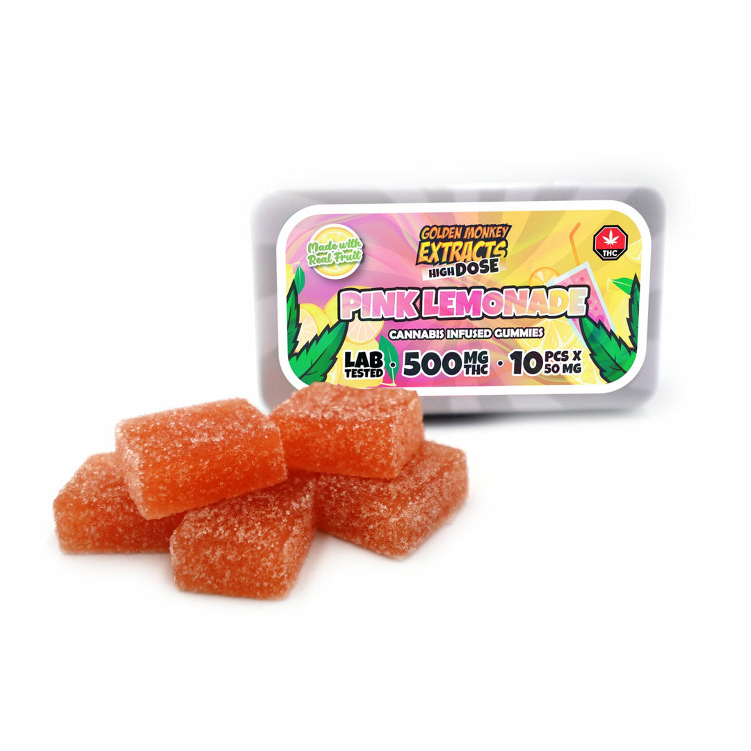 GOLDEN MONKEY EXTRACTS HIGH DOSE THC GUMMIES | 500MG EDIBLES