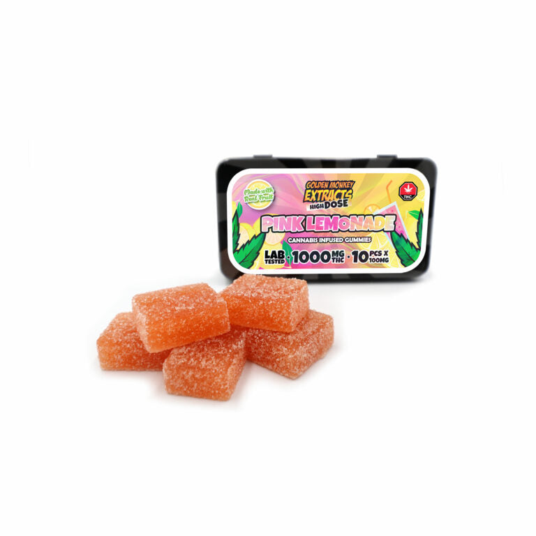 GOLDEN MONKEY EXTRACTS HIGHER DOSE THC GUMMIES | 1000MG EDIBLES