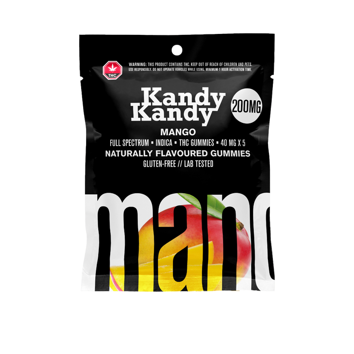 GOMMES VÉGÉTALES KANDY KANDY À SPECTRE COMPLET DE THC | ALIMENTS 200 MG 