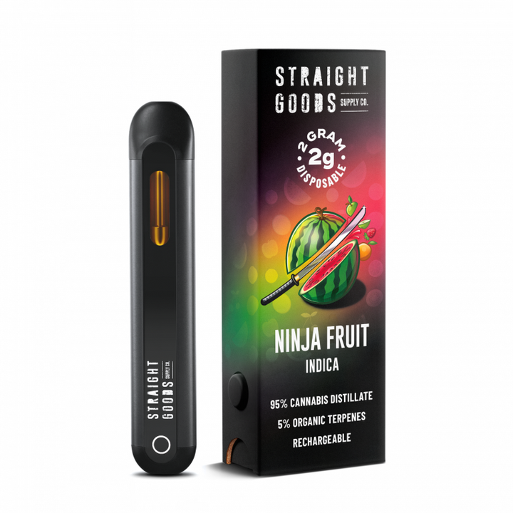 STRAIGHT GOODS THC DISPOSABLE VAPE PEN | 2G