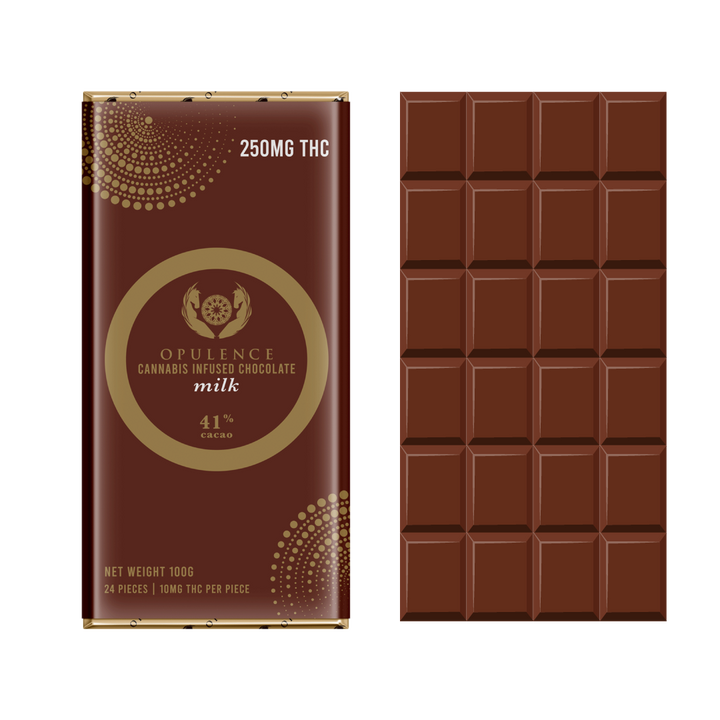 OPULENCE THC CHOCOLATE BARS | 250MG EDIBLES