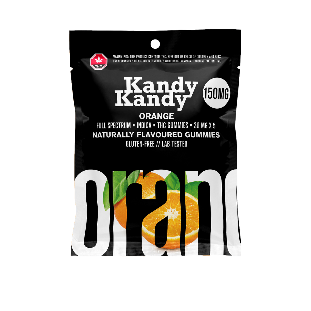 GOMMES VÉGÉTALES KANDY KANDY À SPECTRE COMPLET DE THC | ALIMENTS 150 MG 