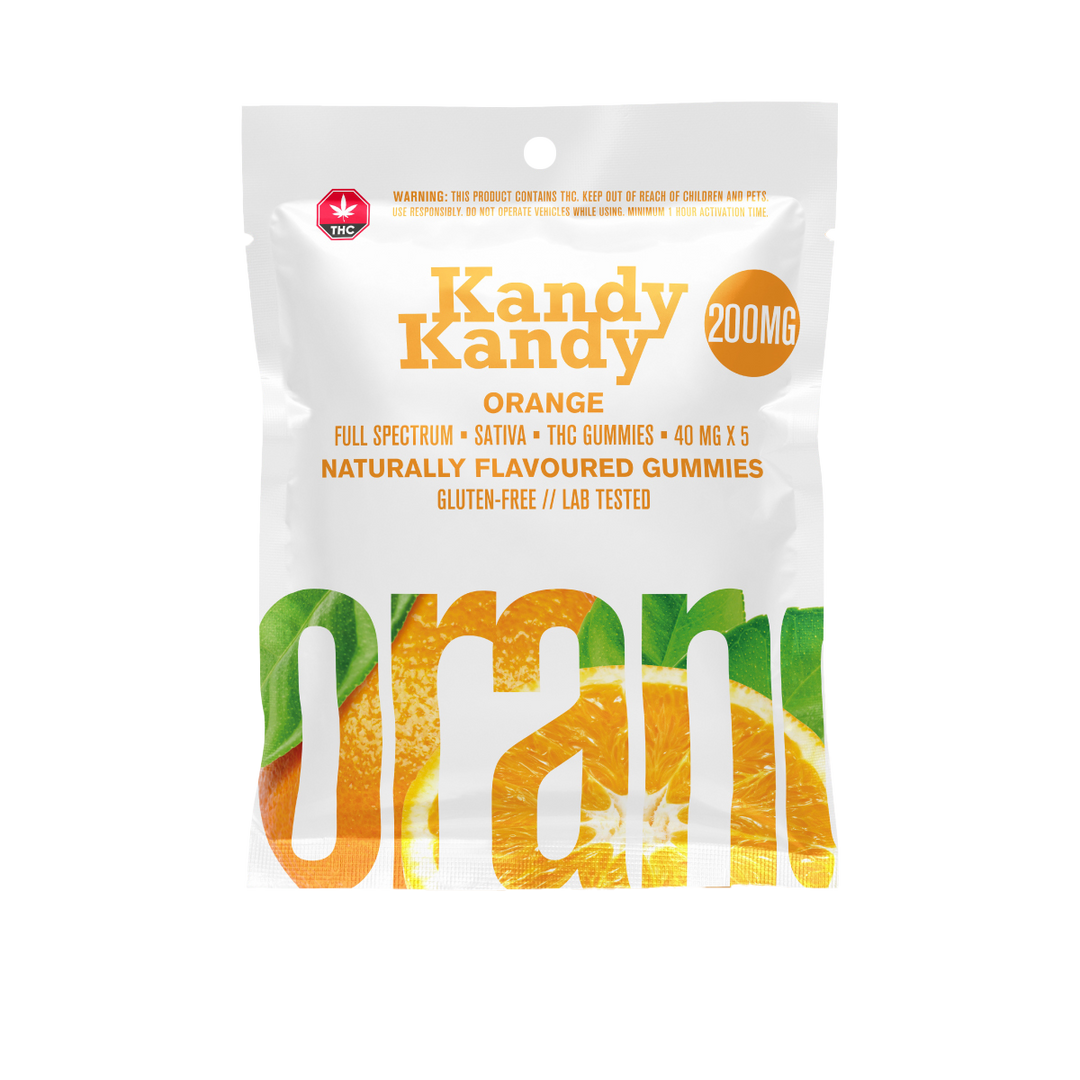 GOMMES VÉGÉTALES KANDY KANDY À SPECTRE COMPLET DE THC | ALIMENTS 200 MG 