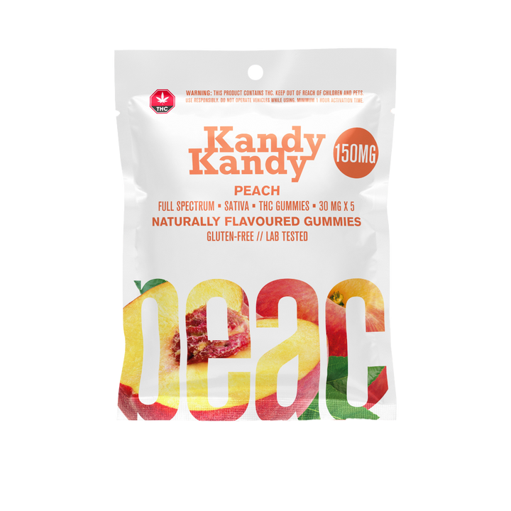 GOMMES VÉGÉTALES KANDY KANDY À SPECTRE COMPLET DE THC | ALIMENTS 150 MG 