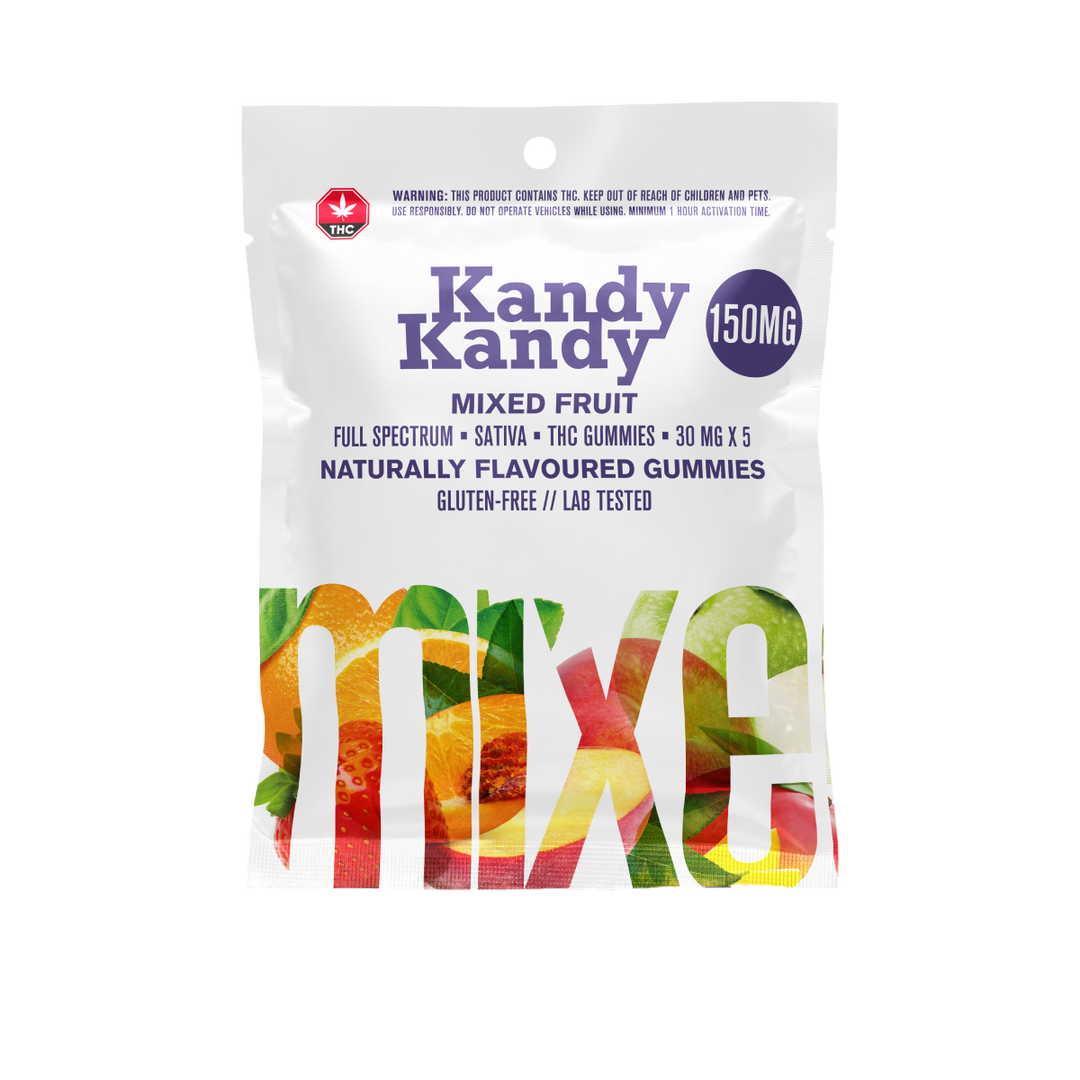 GOMMES VÉGÉTALES KANDY KANDY À SPECTRE COMPLET DE THC | ALIMENTS 150 MG 