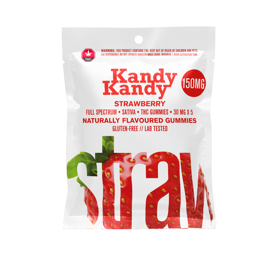 GOMMES VÉGÉTALES KANDY KANDY À SPECTRE COMPLET DE THC | ALIMENTS 150 MG 