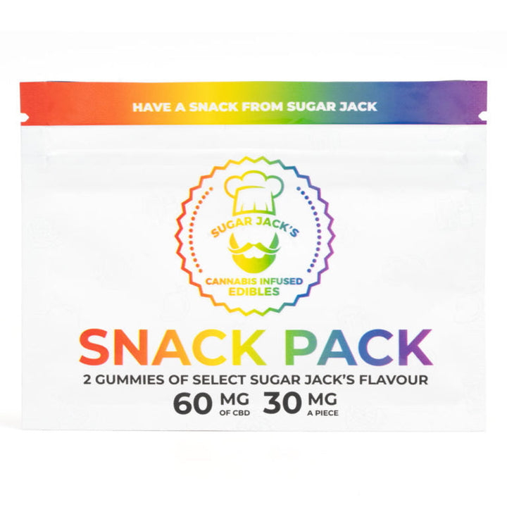 SUGAR JACKS CBD SNACK PACK GUMMIES | 60MG EDIBLES