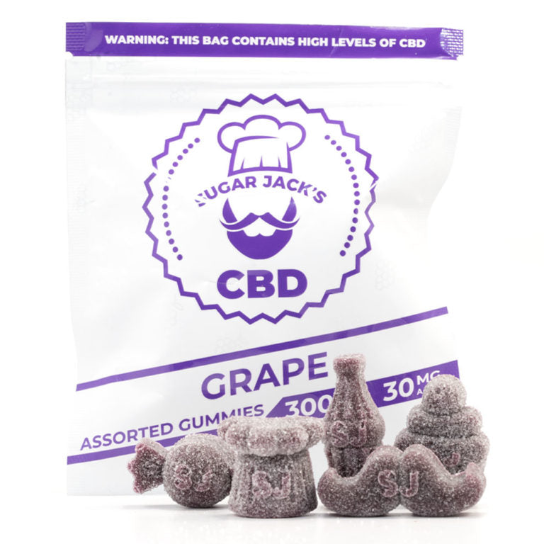 GOMMES AU CBD SUGAR JACKS | ALIMENTS 300 MG 