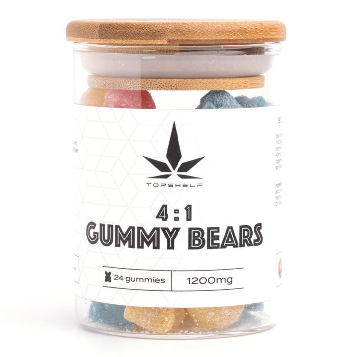 TOPSHELF THC+CBD 4:1 GUMMIES | 1200MG EDIBLES