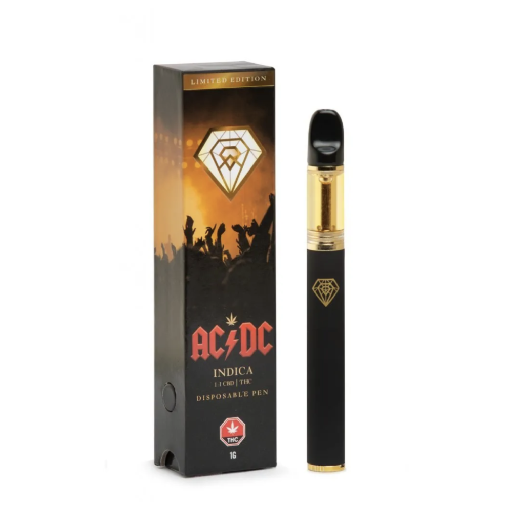 VAPE STYLO JETABLE CONCENTRÉ DE THC+CBD 1:1 DIAMOND | 1G