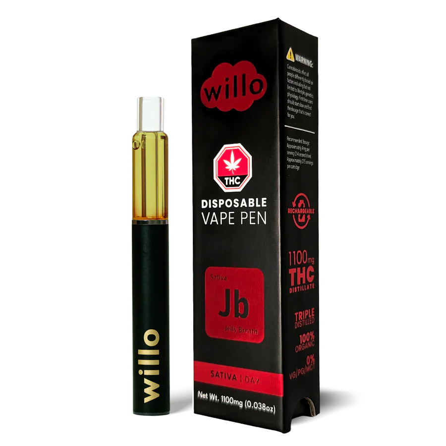 WILLO THC DISPOSABLE VAPE PEN | 1.1G