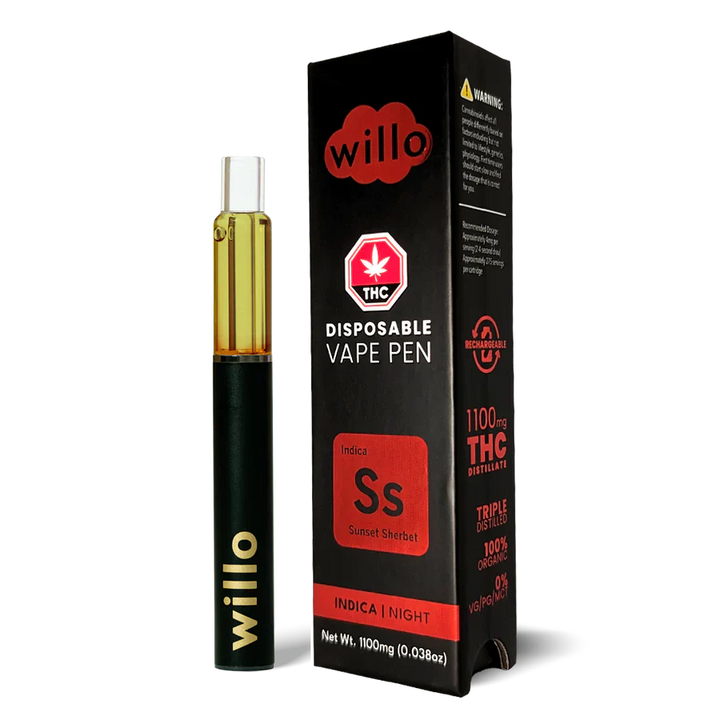 STYLO VAPE JETABLE AU THC WILLO | 1,1 G