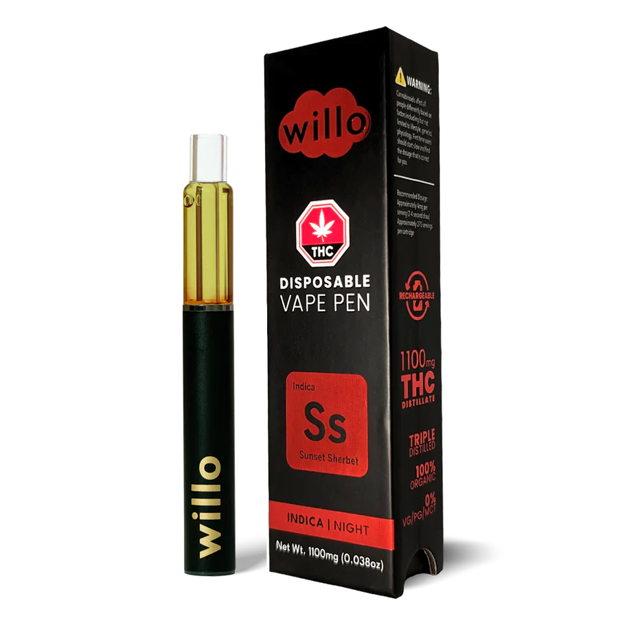 STYLO VAPE JETABLE AU THC WILLO | 1,1 G