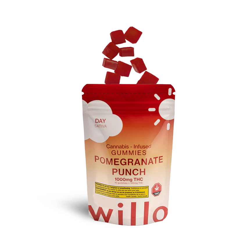 GOMMES JOUR ET NUIT AU THC WILLO | ALIMENTS 1000MG 