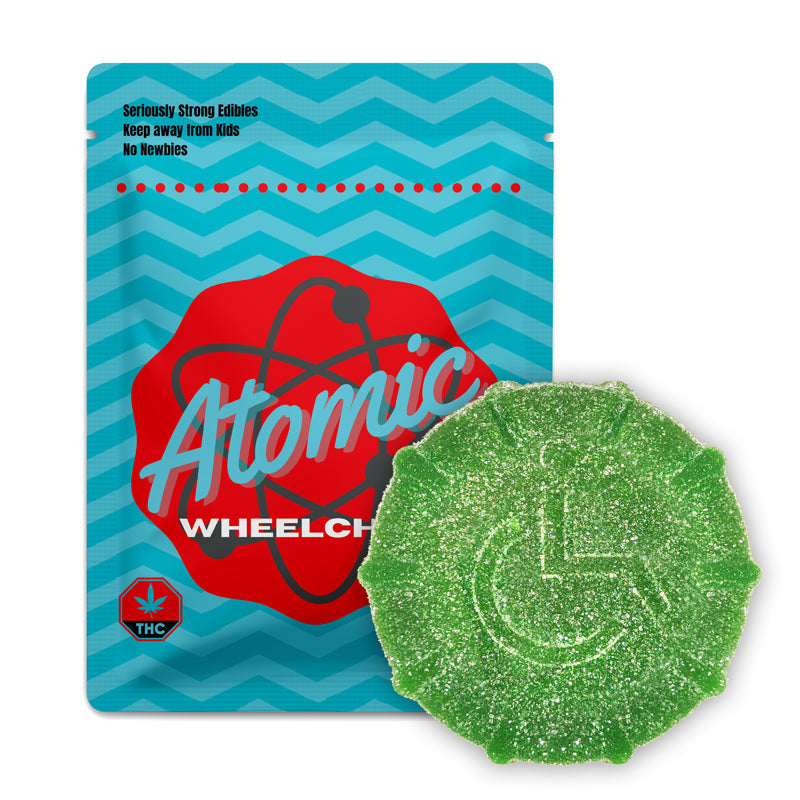 GOMMES VÉGÉTALES AU THC POUR FAUTEUIL ROULANT ATOMIC | ALIMENTS 1000 MG 