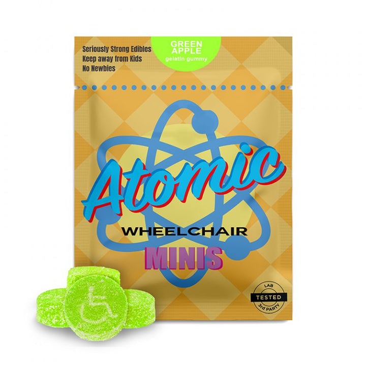 MINI GOMMES AU THC POUR FAUTEUIL ROULANT ATOMIQUE | ALIMENTS 800 MG