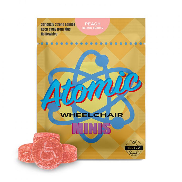 MINI GOMMES AU THC POUR FAUTEUIL ROULANT ATOMIQUE | ALIMENTS 800 MG