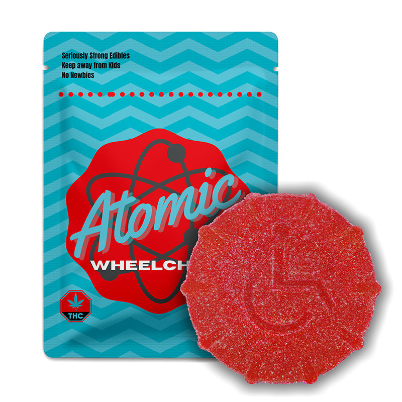 GOMMES VÉGÉTALES AU THC POUR FAUTEUIL ROULANT ATOMIC | ALIMENTS 1000 MG 