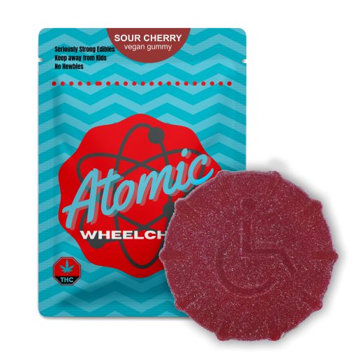 GOMMES VÉGÉTALES AU THC POUR FAUTEUIL ROULANT ATOMIC | ALIMENTS 2000MG 