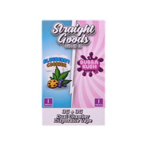 STYLO VAPE JETABLE À DOUBLE CHAMBRE AU THC STRAIGHT GOODS | 6G