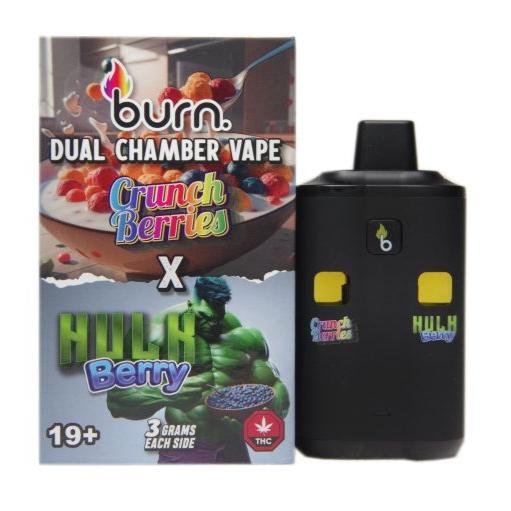 BURN. THC DUAL DISPOSABLE VAPE PEN | 6G