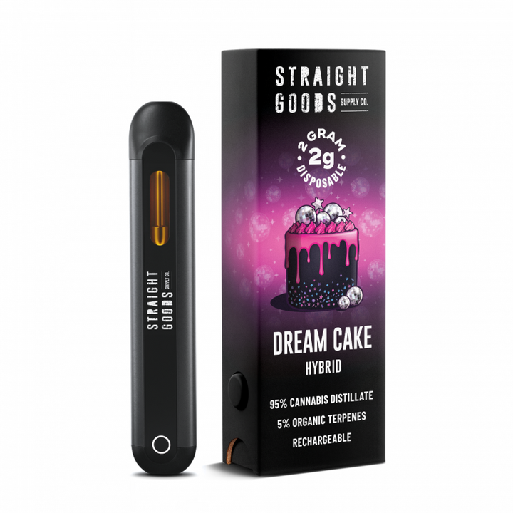 STRAIGHT GOODS THC DISPOSABLE VAPE PEN | 2G