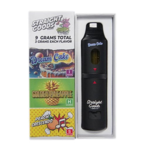 STYLO VAPE JETABLE À TRIPLE CHAMBRE AU THC STRAIGHT GOODS | 9G