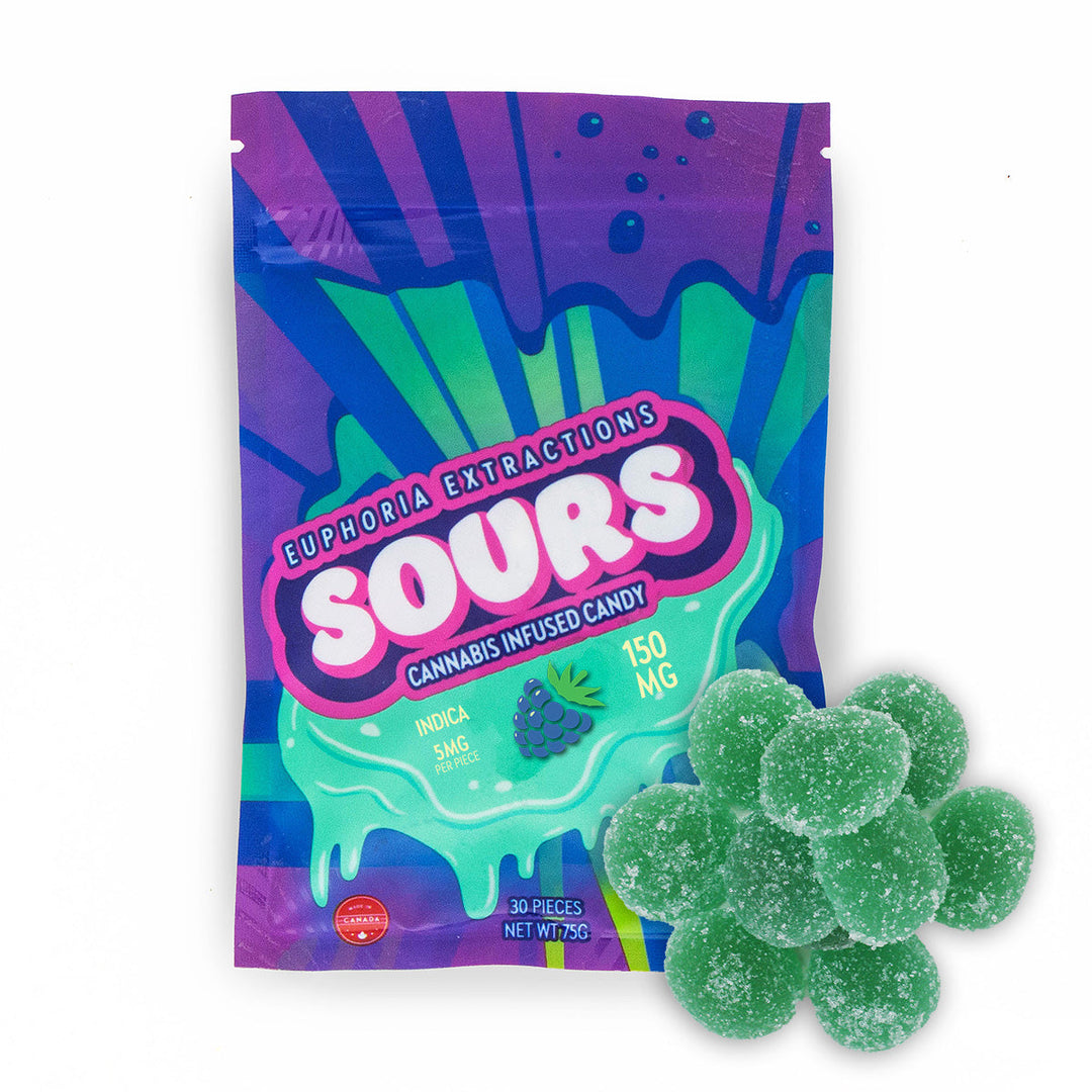 EUPHORIA EXTRACTIONS THC SOUR GUMMIES | 150MG EDIBLES