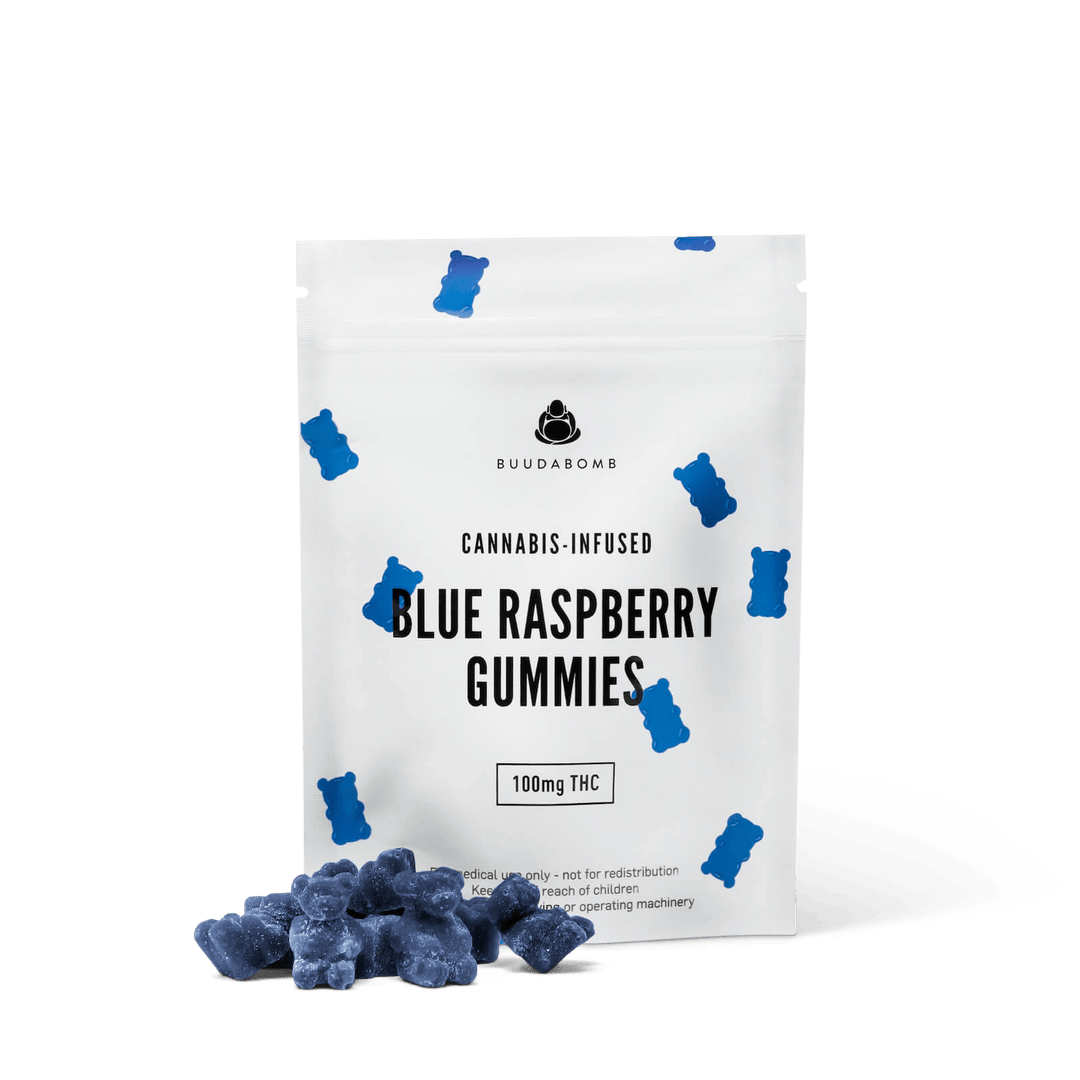 GOMMES BUUDABOMB THC EN MARQUE BLANCHE | ALIMENTS 100 MG 