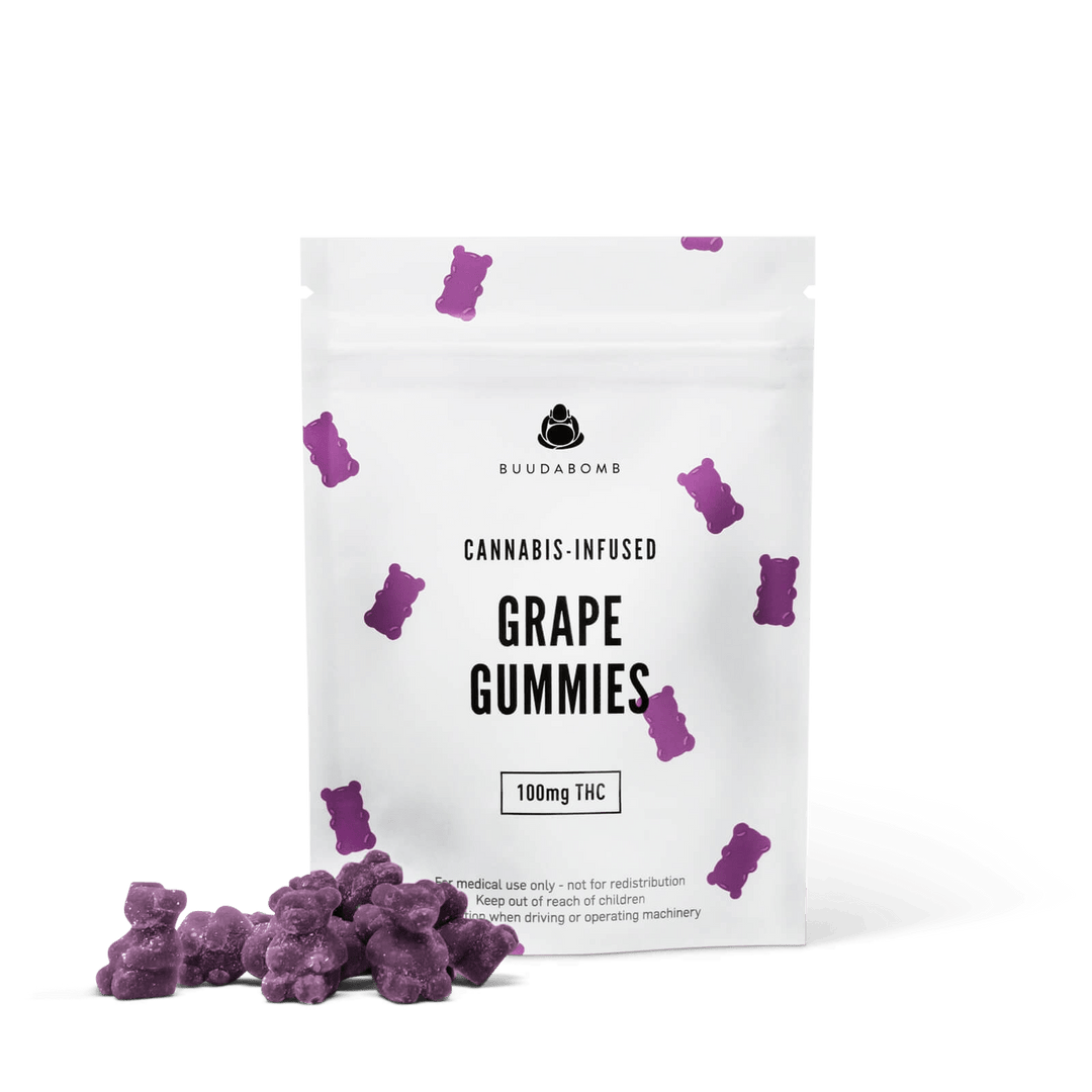 GOMMES BUUDABOMB THC EN MARQUE BLANCHE | ALIMENTS 100 MG 