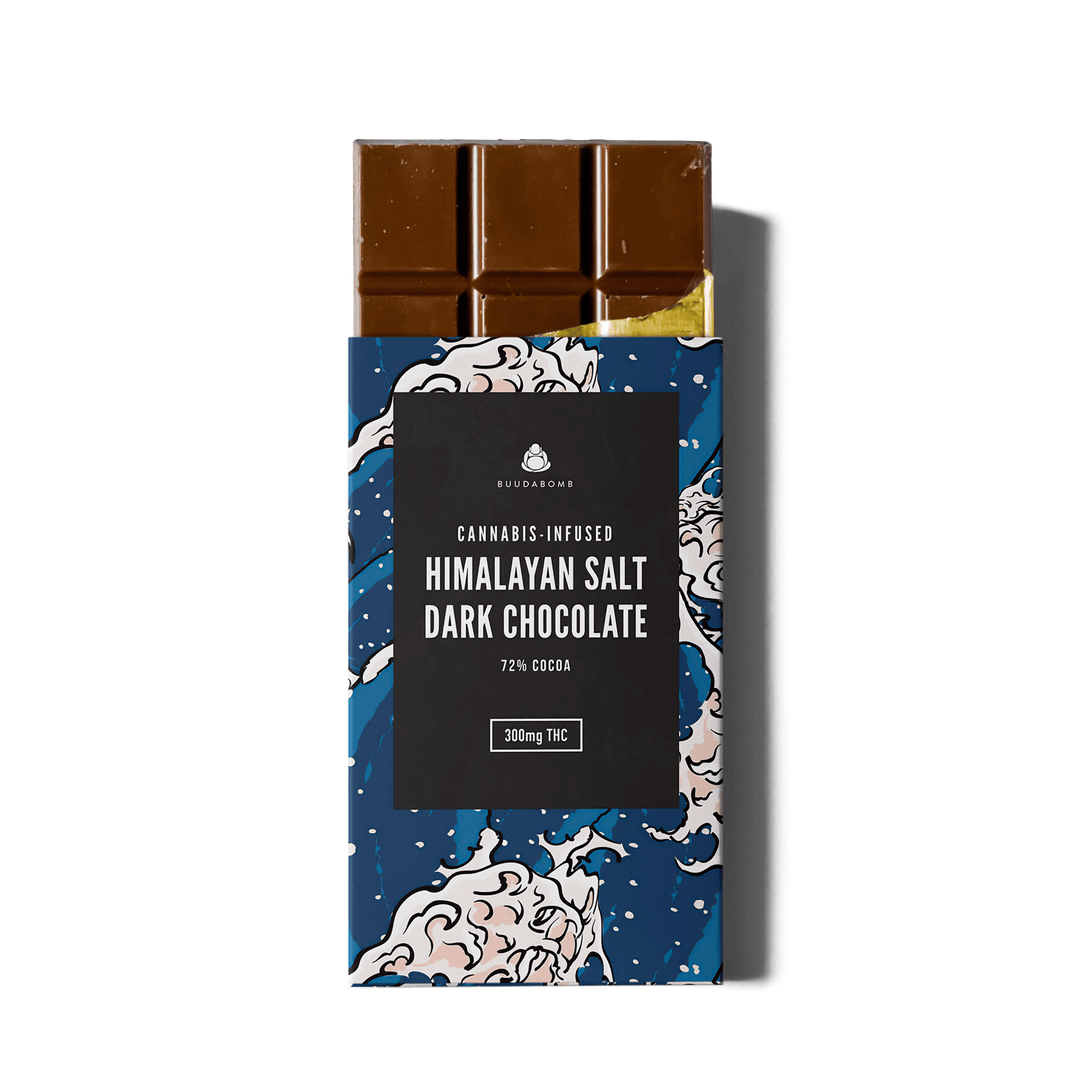 BUUDABOMB THC VEGAN BLACK LABEL CHOCOLATE | 300MG EDIBLES