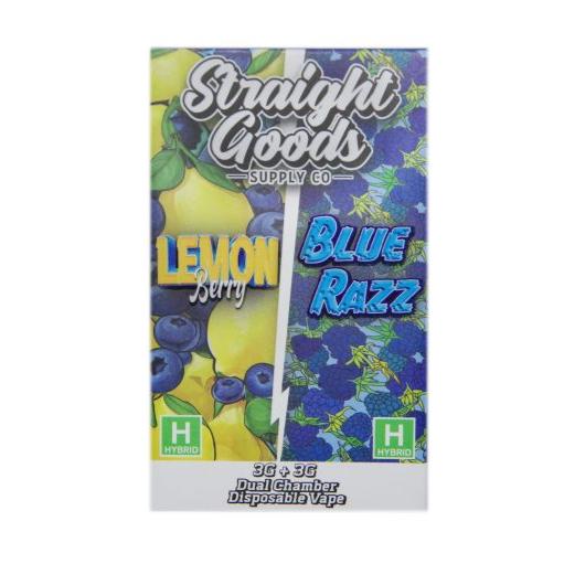 STYLO VAPE JETABLE À DOUBLE CHAMBRE AU THC STRAIGHT GOODS | 6G