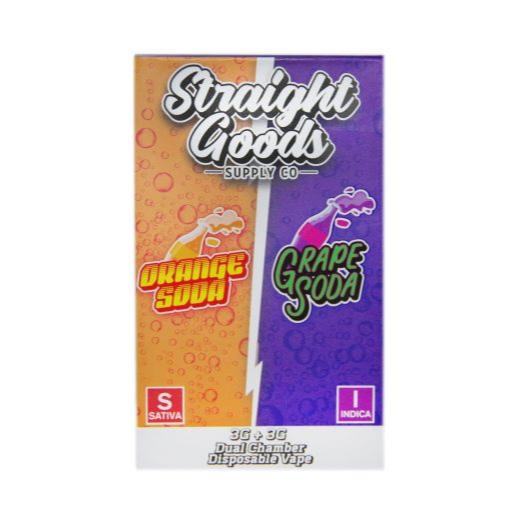 STRAIGHT GOODS THC DUAL CHAMBER DISPOSABLE VAPE PEN | 6G