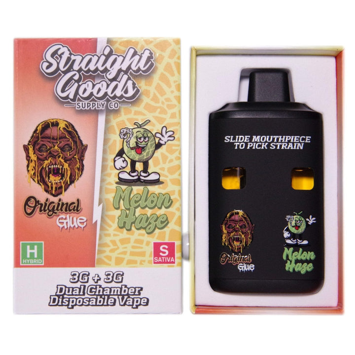 STYLO VAPE JETABLE À DOUBLE CHAMBRE AU THC STRAIGHT GOODS | 6G