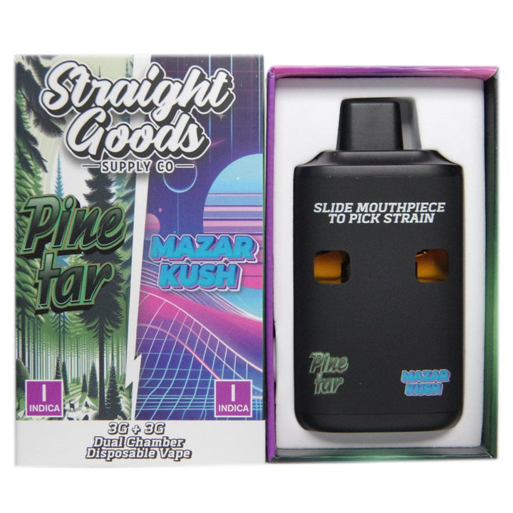 STYLO VAPE JETABLE À DOUBLE CHAMBRE AU THC STRAIGHT GOODS | 6G