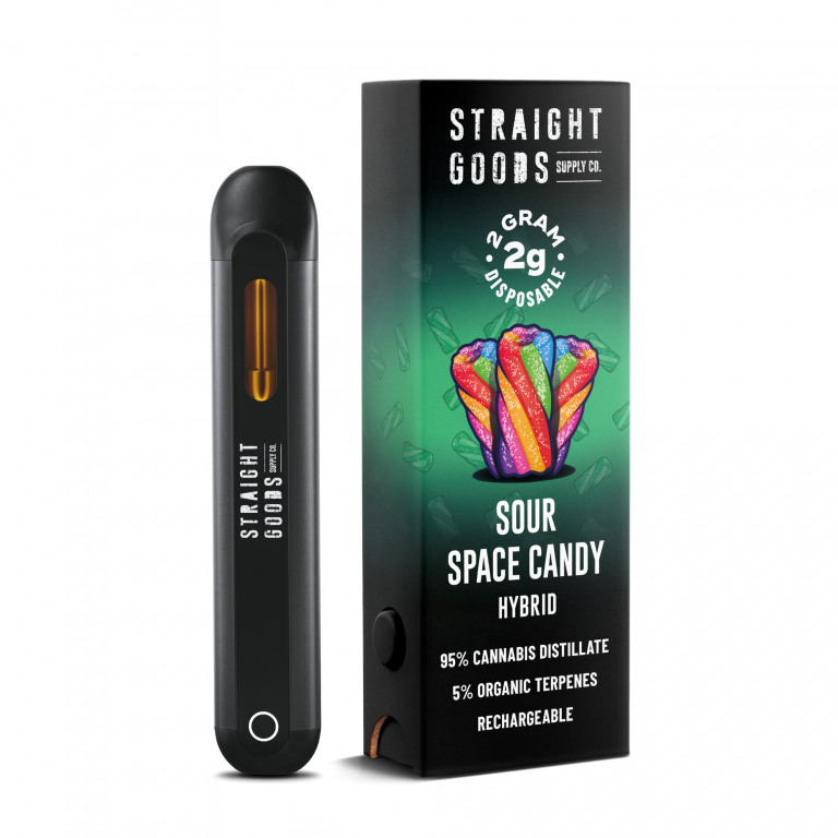 STRAIGHT GOODS THC DISPOSABLE VAPE PEN | 2G