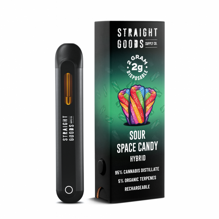 STRAIGHT GOODS THC DISPOSABLE VAPE PEN | 2G