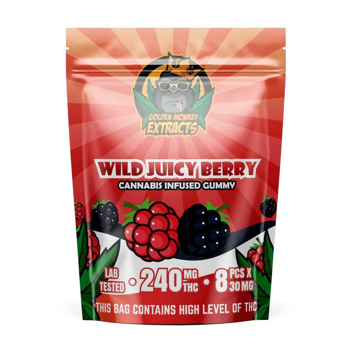 GOLDEN MONKEY EXTRACTS THC GUMMIES | 240MG EDIBLES