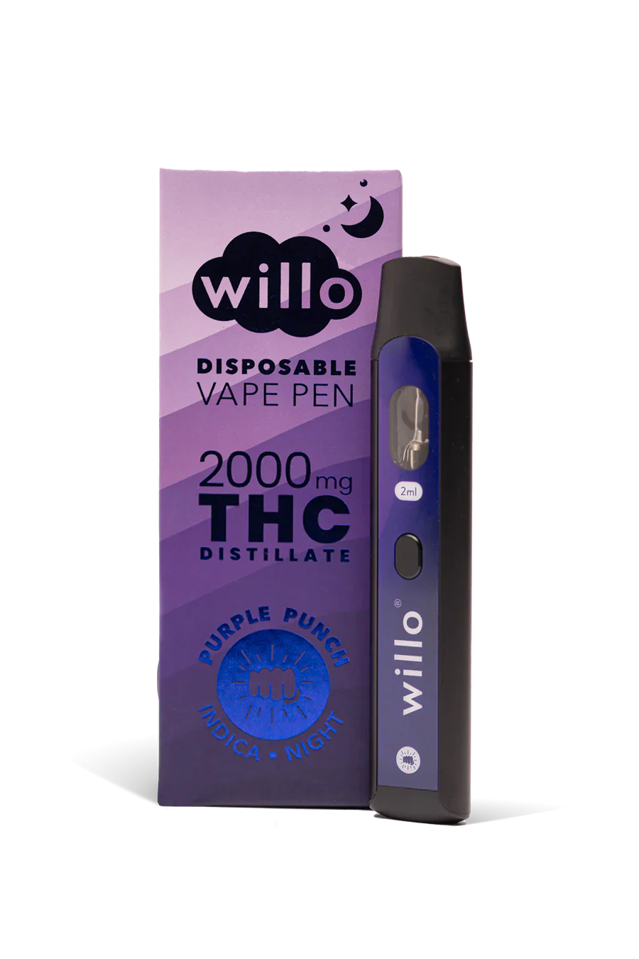 WILLO THC DISPOSABLE VAPE PEN | 2G